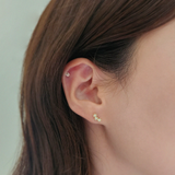 14K Flower Trio Earrings