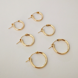 Gold Filled Flex Hoops (13mm/ 15mm/ 18mm)