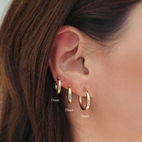 Gold Filled Flex Hoops (13mm/ 15mm/ 18mm)