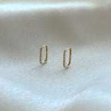 10K Siena Rectangle Clip Hoops