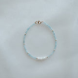 14K Gemma Beads Bracelet (2 Stone options)