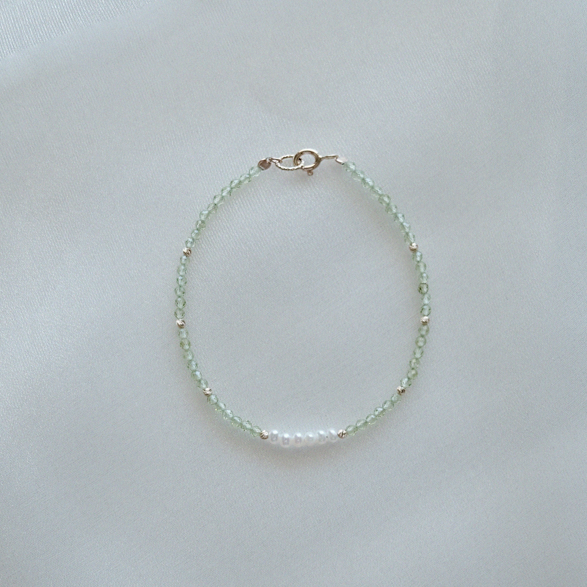 14K Gemma Beads Bracelet (2 Stone options)