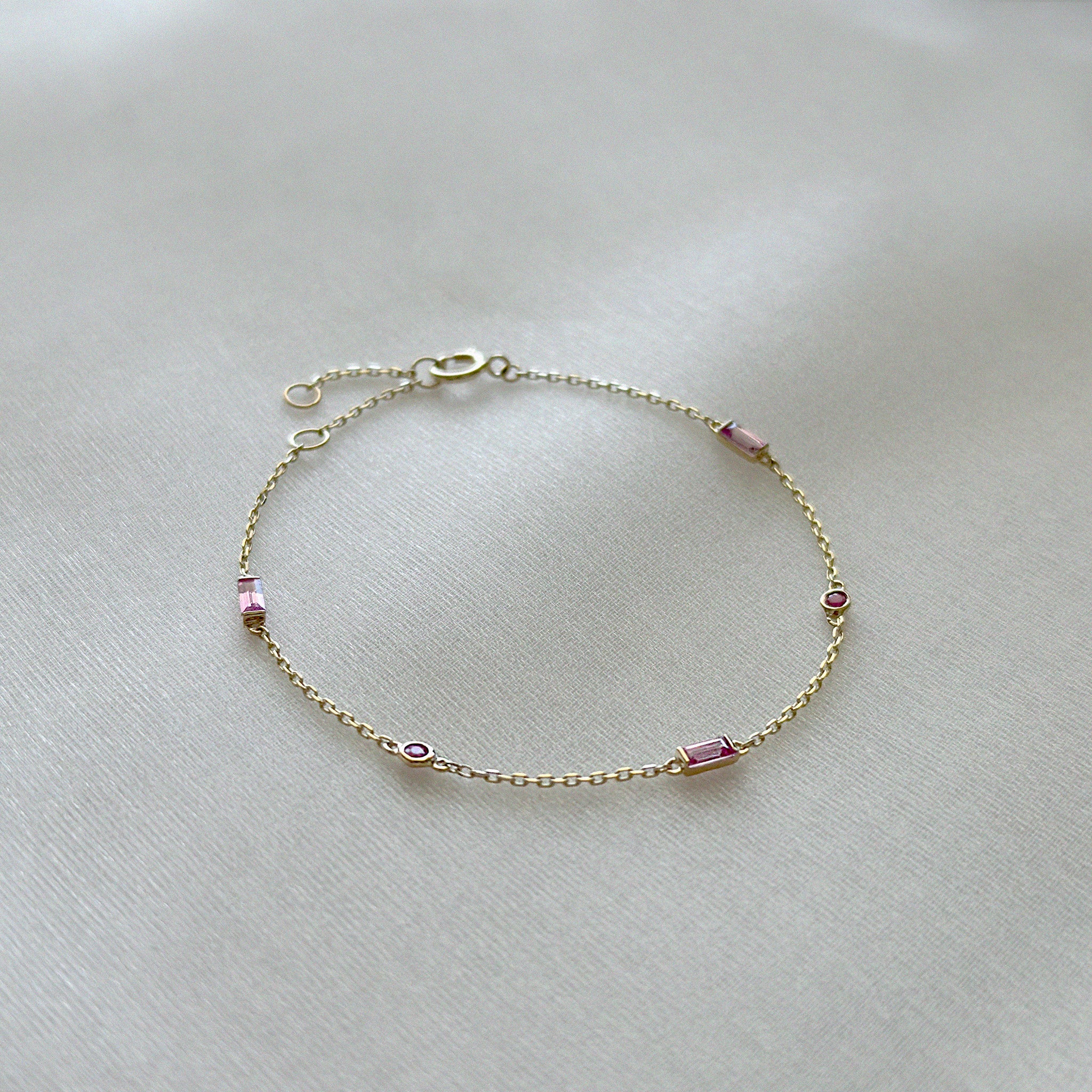 14K Rhea Stone Bracelet (2 Stone options)