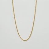 Basa Necklace displayed solo highlighting its thick yet elegant link design