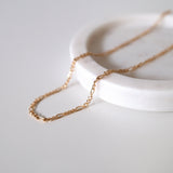 Gold Filled B Figaro Chain Necklace