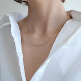 Gold Filled B Figaro Chain Necklace