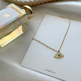 Gold Filled Cardia Necklace
