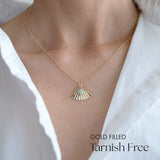 Gold Filled Cardia Necklace