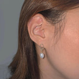 Gold Filled Celina Pearl Earrings.