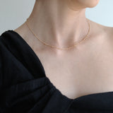 Gold Filled Dotty Chain Necklace