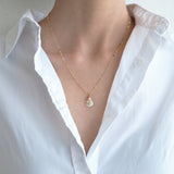 Gold Filled Maris Shell & Pearl Necklace