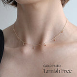 Gold Filled Rainbow Necklace