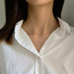 Model styling gold version solo for a polished, minimal finish