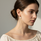 Gold Filled Heart Drop Earrings