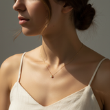 14K Sole Diamond Necklace