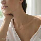 14K Perfect 4-Prong Lab Diamond Necklace