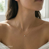 14K Perfect 4-Prong Lab Diamond Necklace