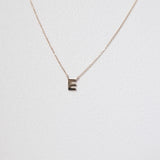 Just Initial 10K Solid Gold Necklace