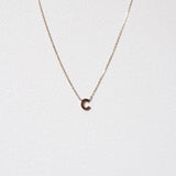 10K Just Initial Necklace