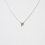 10K Just Initial Necklace