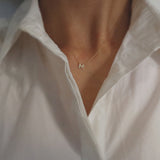 10K Just Initial Necklace