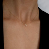 10K Just Initial Necklace