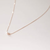 Evelyn Pearl 10K Solid Gold Necklace