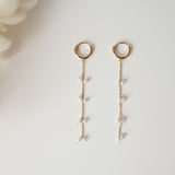 Mia's Petite Pearl Hoops