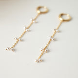 Mia's Petite Pearl Hoops