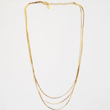 Sleek 3 Line Necklace