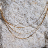 Sleek 3 Line Necklace