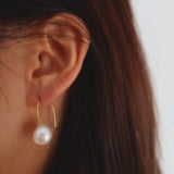 Grande Perla Hook Earrings