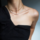 Audrey Pearl Chain Necklace