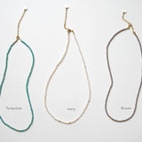 Zawa Necklace / Brown
