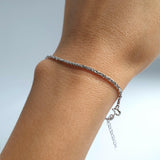 Basa Bracelet with elegant design featuring a unique sand textured chain for sophisticated style