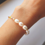 Rainbow Meets Pearl_Sterling Silver