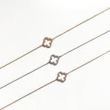Crystal Clover Bracelet