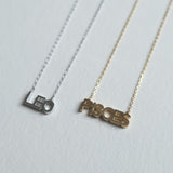 Star Sign Word Necklace