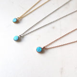 Little Blue Opal Necklace