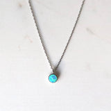 Little Blue Opal Necklace