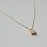 Little White Opal Necklace