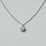 Little White Opal Necklace