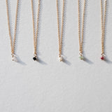 Amore Gold Filled Necklace / 5 Different Stones