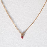 Amore Gold Filled Necklace / 5 Different Stones