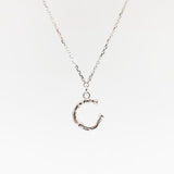 Cracking Initial Necklace