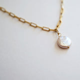 Siena Pearl Link Chain Necklace