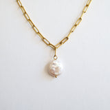 Siena Pearl Link Chain Necklace