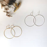 Plain Circle Hook Earrings