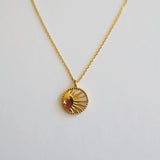 Sun Necklace_Sterling Silver