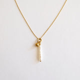 Vertical Pearl Necklace